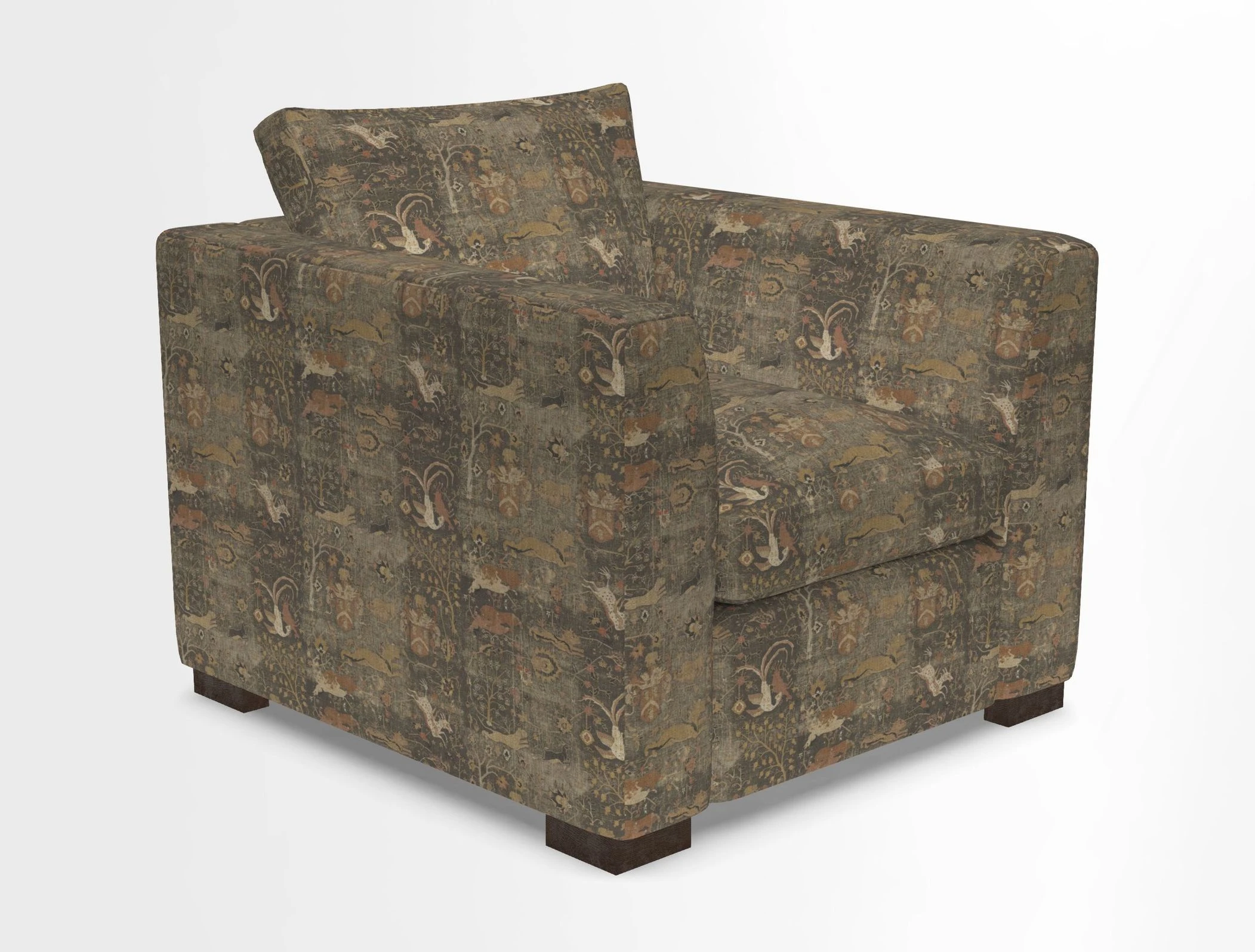 Wadenhoe Chair in Two Tone Plain Biscuit