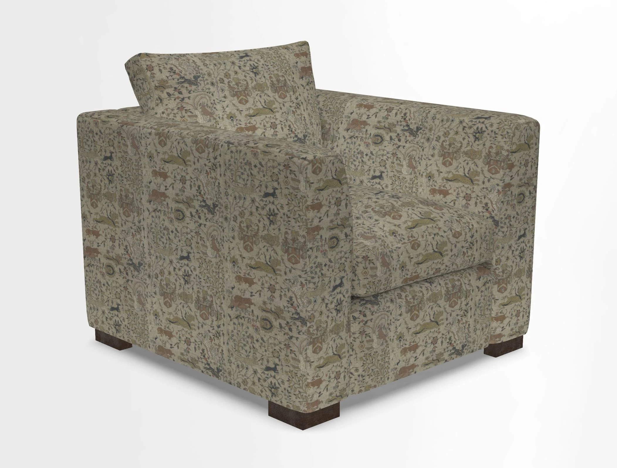 Wadenhoe Chair in Two Tone Plain Biscuit