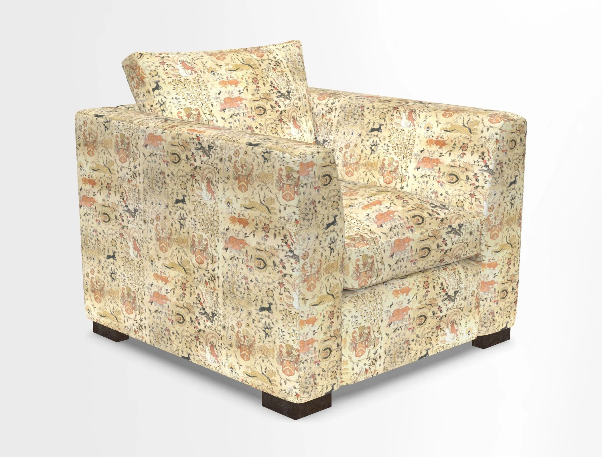 Wadenhoe Chair in Two Tone Plain Biscuit