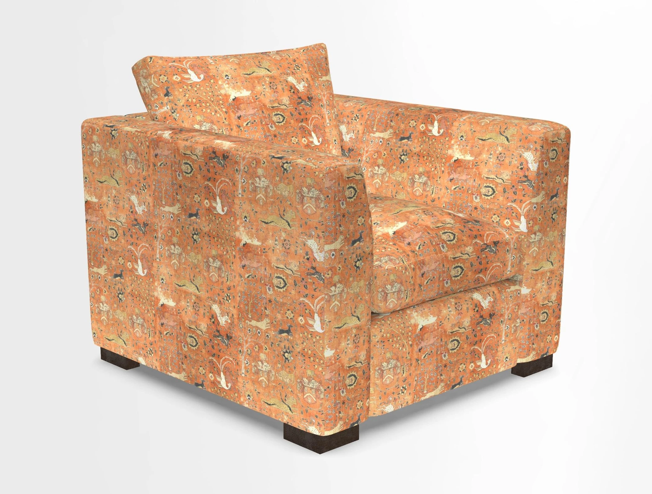 Wadenhoe Chair in Two Tone Plain Biscuit