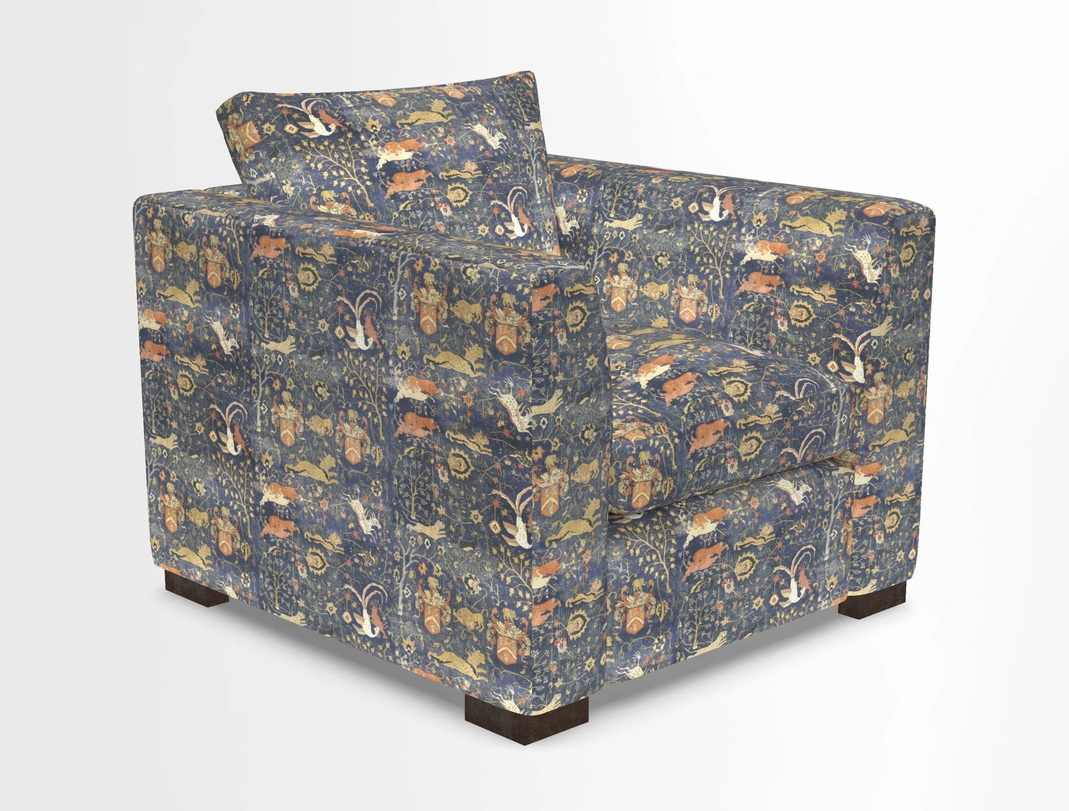 Wadenhoe Chair in Two Tone Plain Biscuit