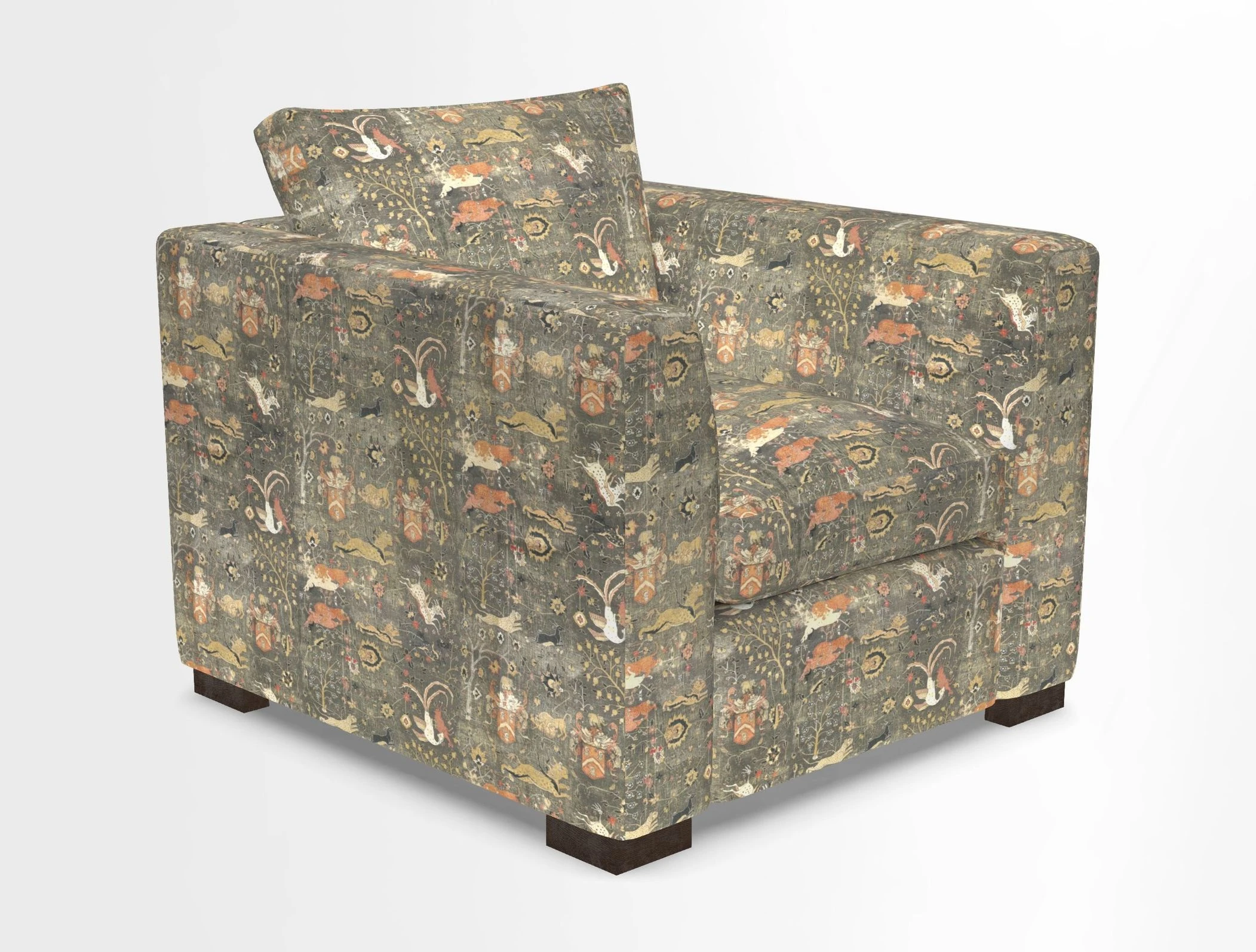 Wadenhoe Chair in Two Tone Plain Biscuit