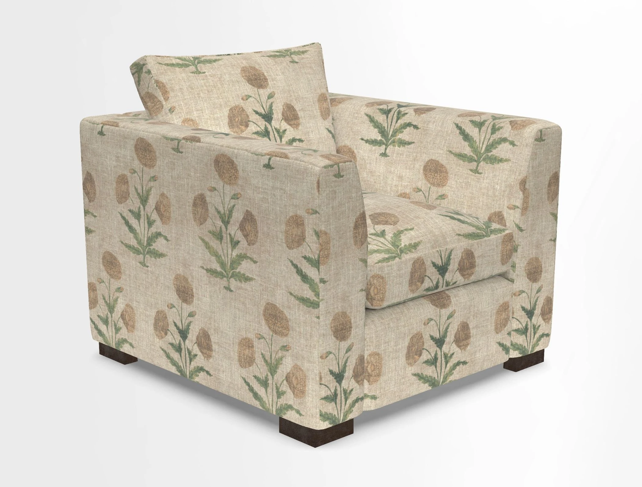Wadenhoe Chair in Two Tone Plain Biscuit