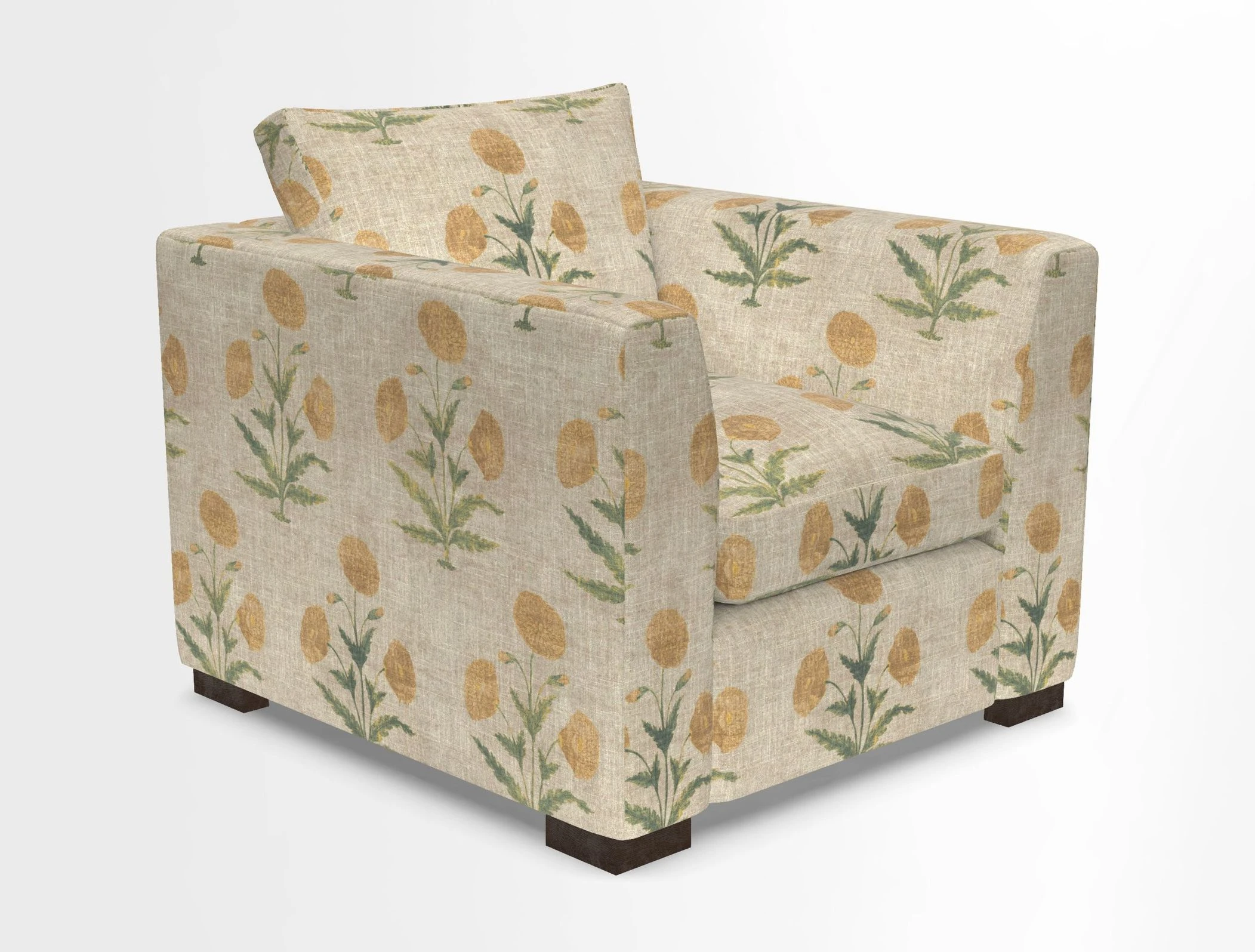 Wadenhoe Chair in Two Tone Plain Biscuit