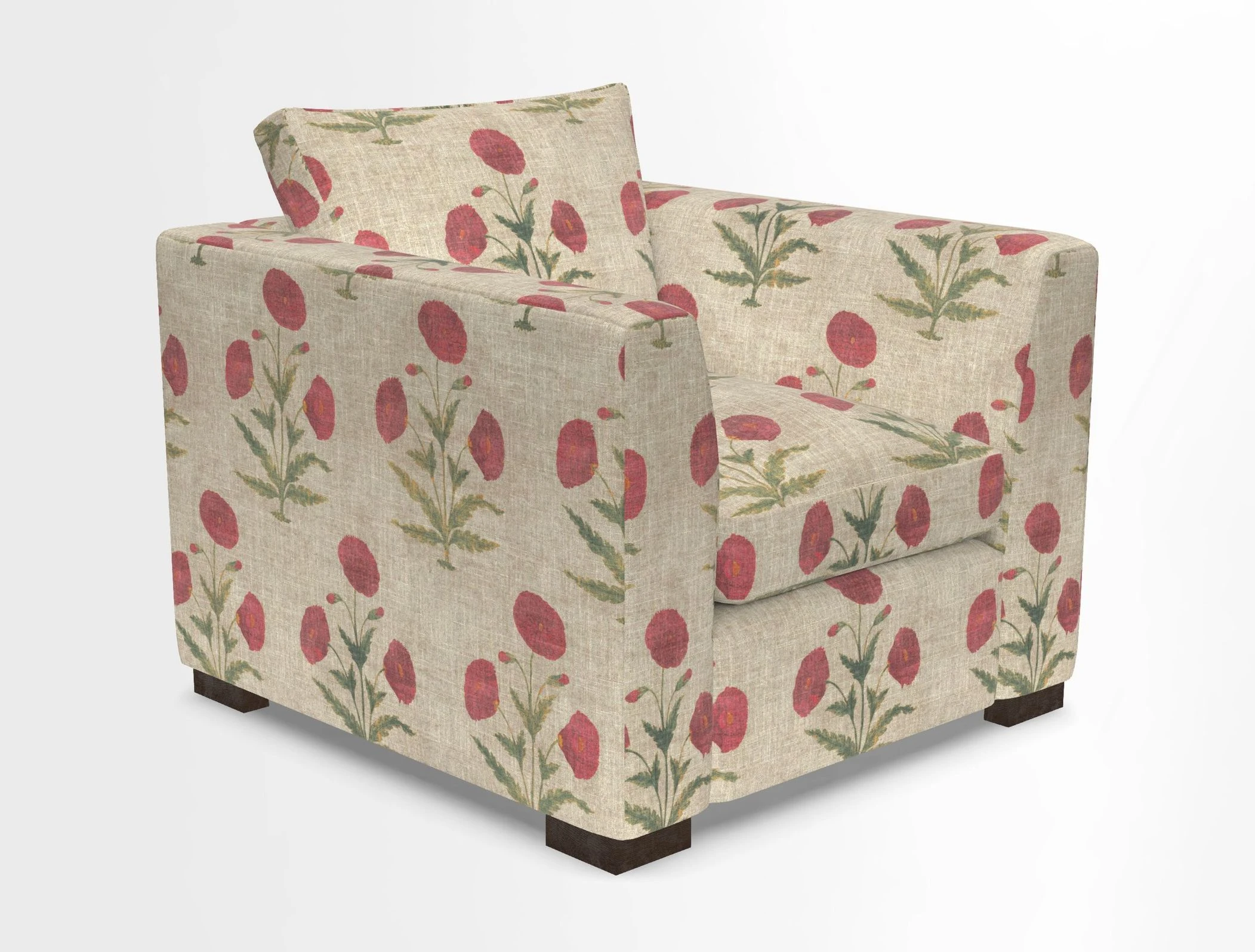 Wadenhoe Chair in Two Tone Plain Biscuit