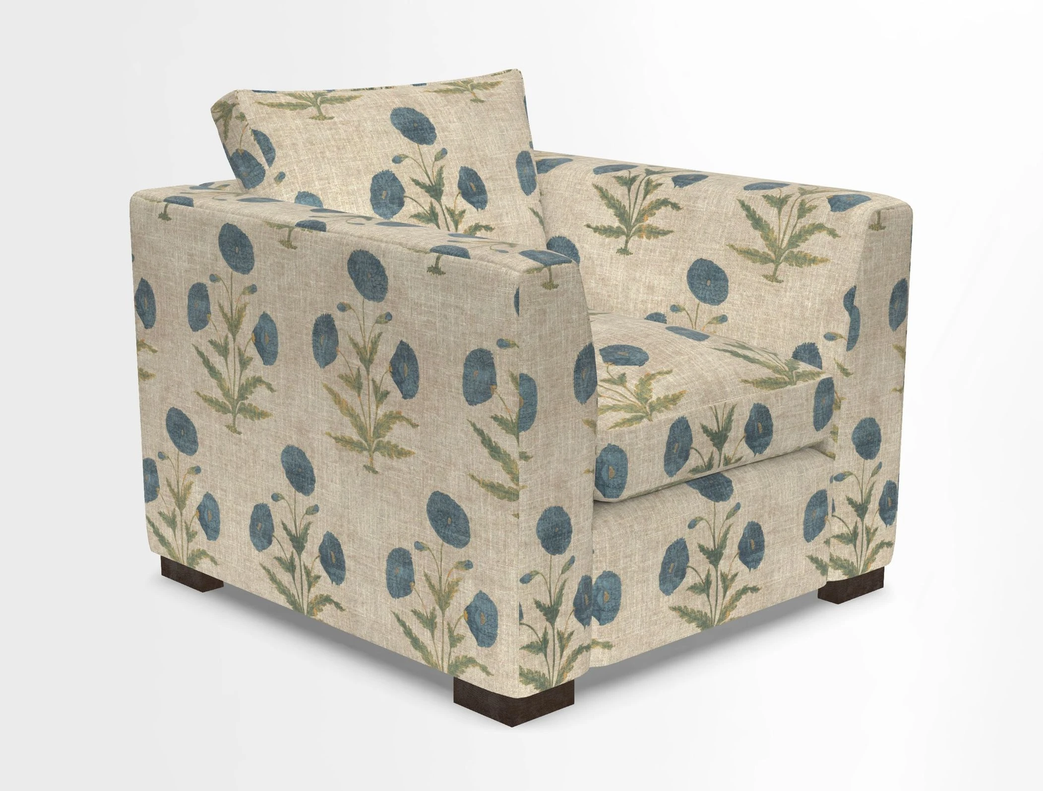 Wadenhoe Chair in Two Tone Plain Biscuit