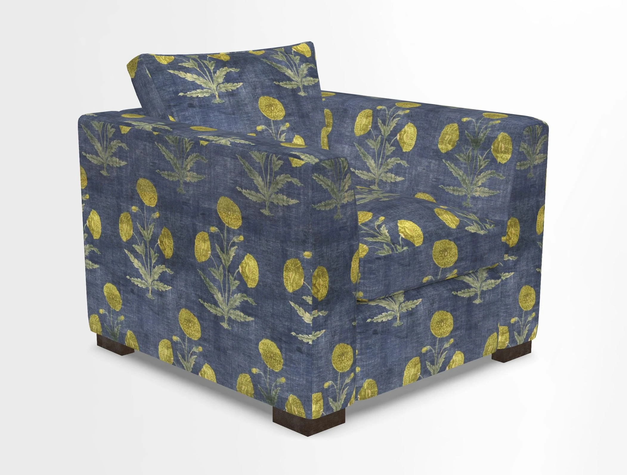 Wadenhoe Chair in Two Tone Plain Biscuit