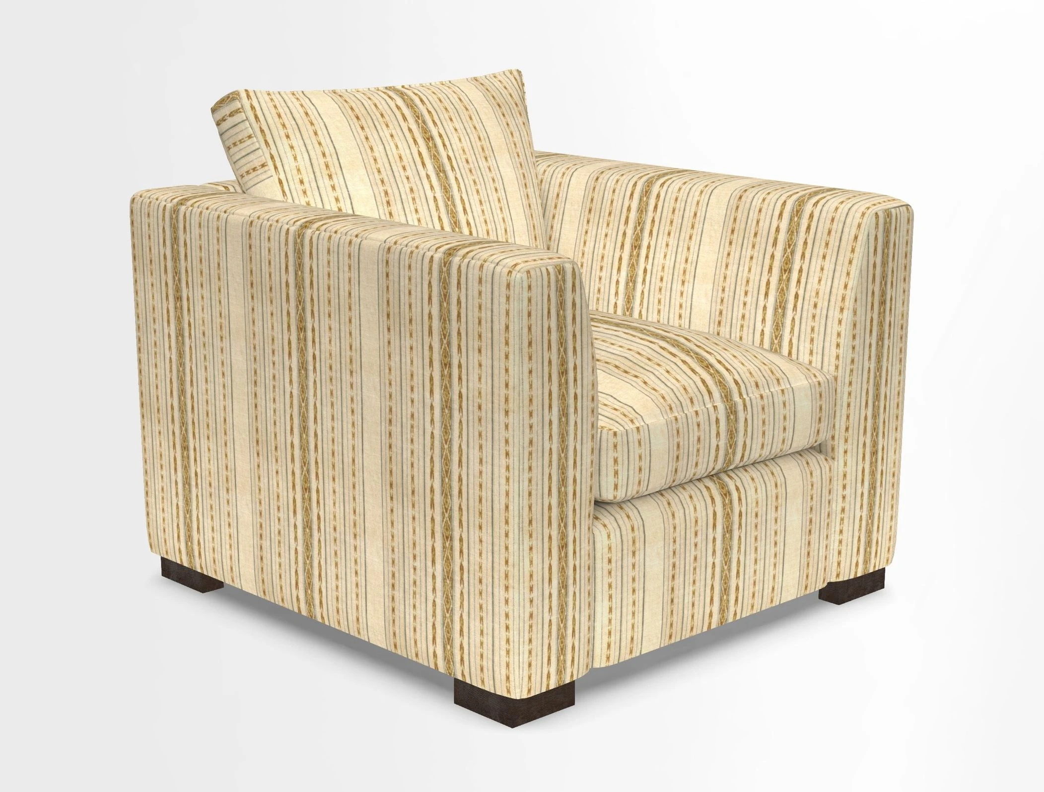 Wadenhoe Chair in Two Tone Plain Biscuit