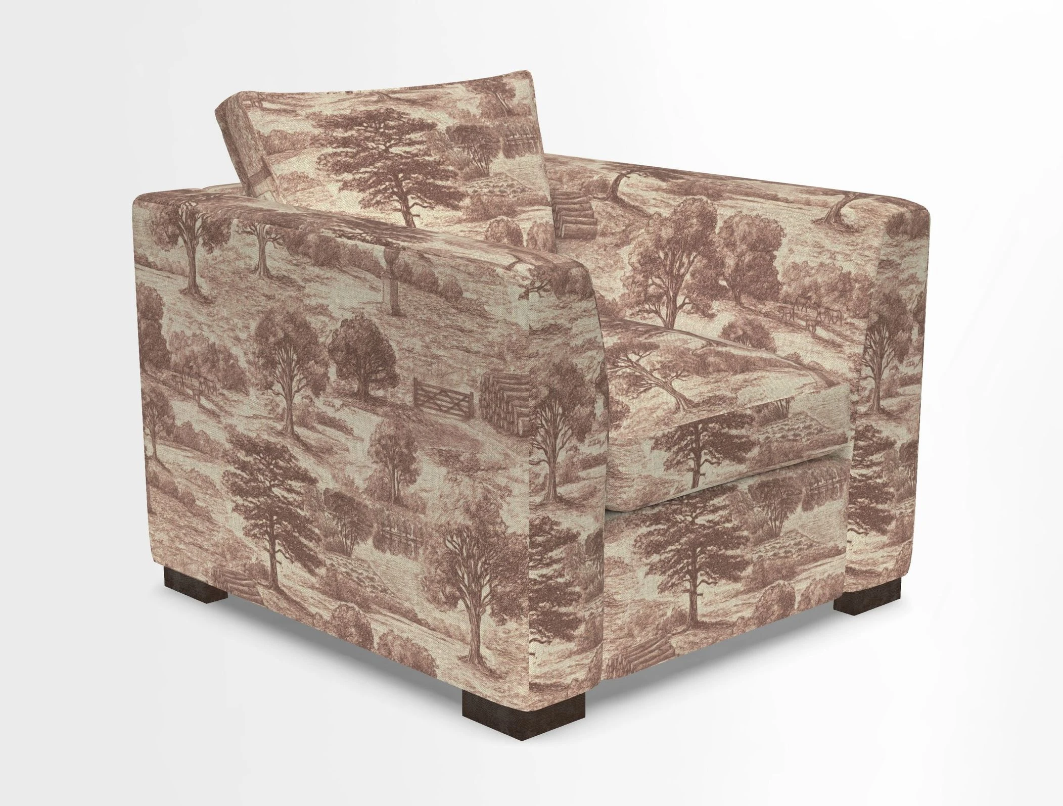 Wadenhoe Chair in Two Tone Plain Biscuit
