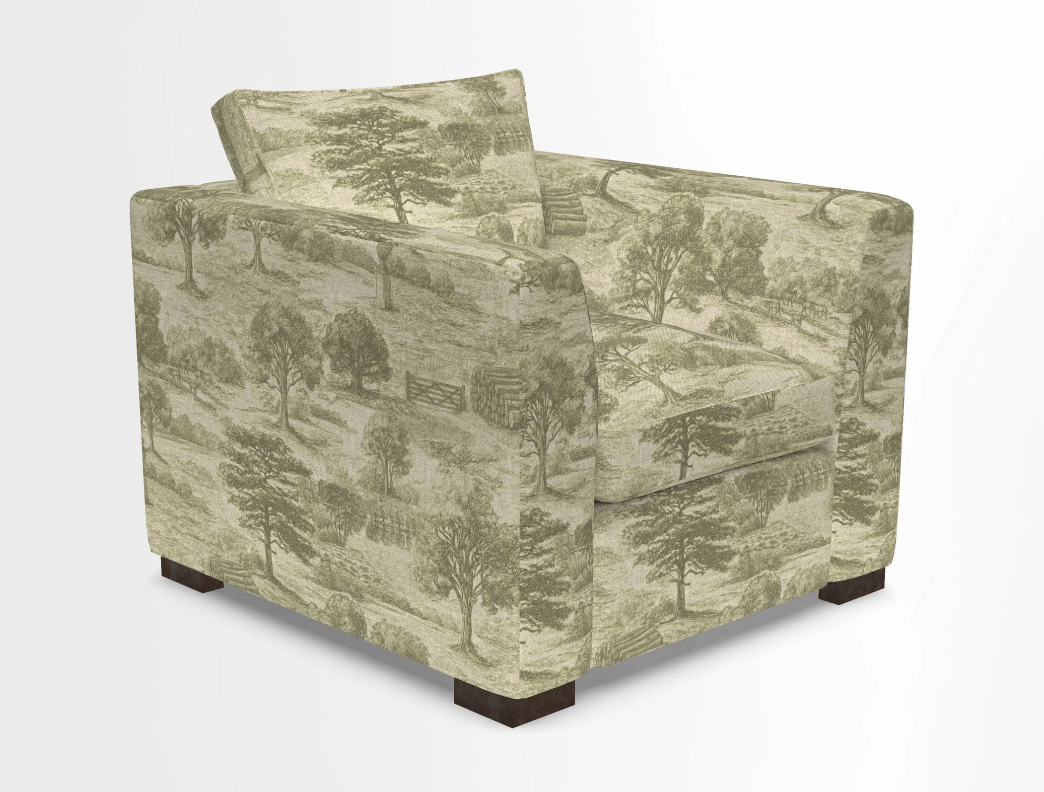 Wadenhoe Chair in Two Tone Plain Biscuit