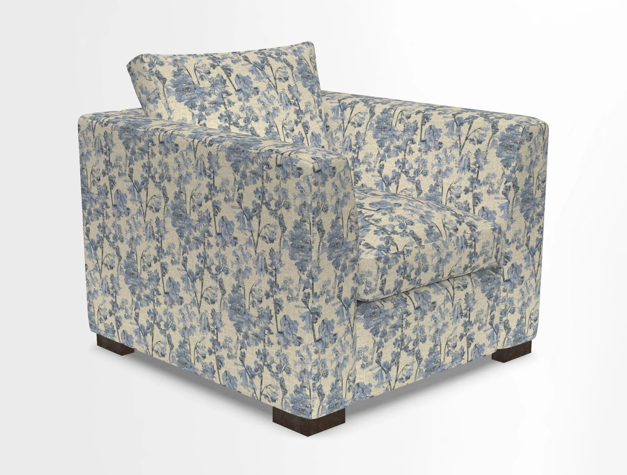 Wadenhoe Chair in Two Tone Plain Biscuit