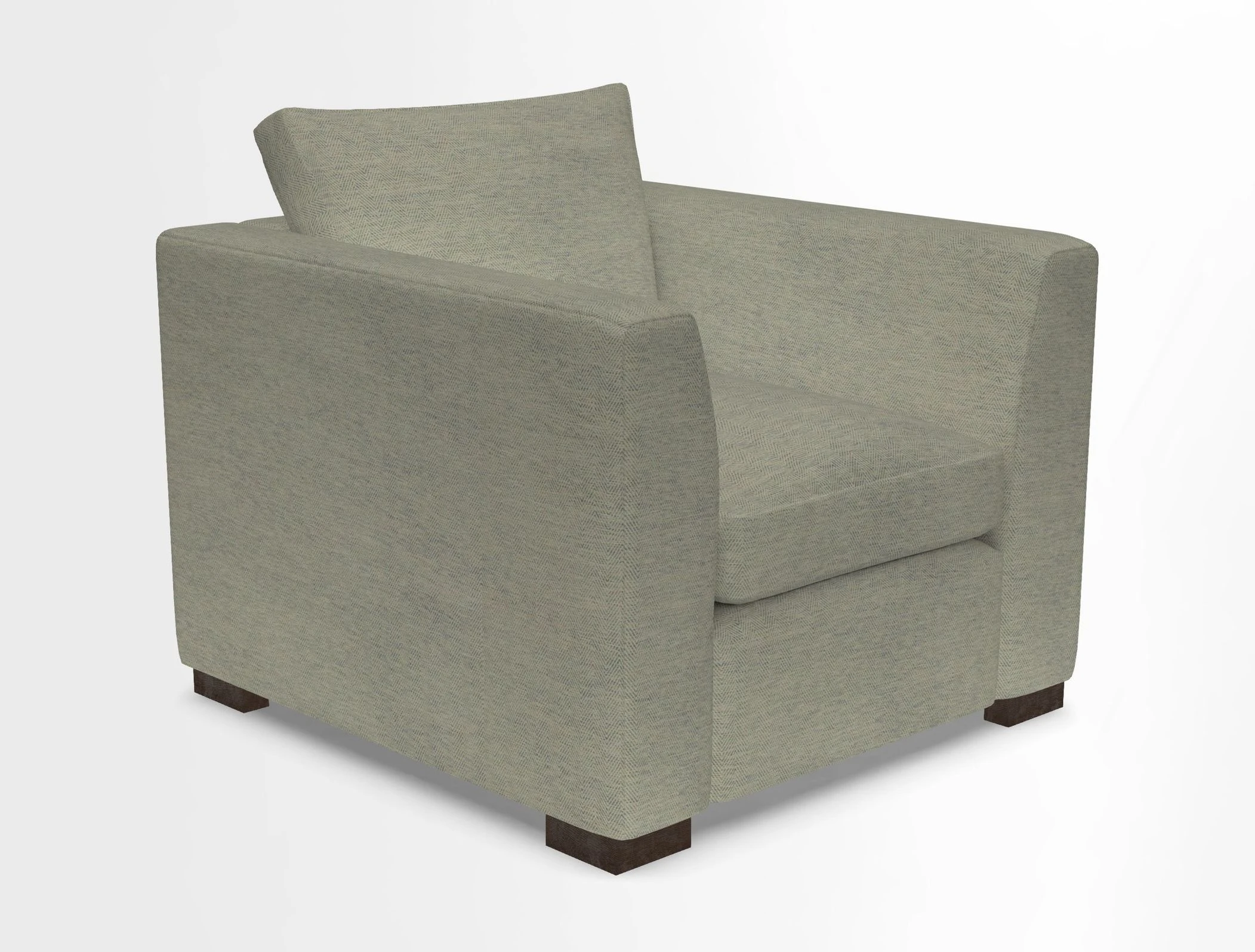 Wadenhoe Chair in Two Tone Plain Biscuit