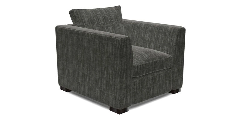 Wadenhoe Chair in Two Tone Plain Biscuit