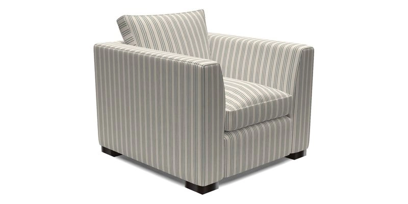 Wadenhoe Chair in Two Tone Plain Biscuit