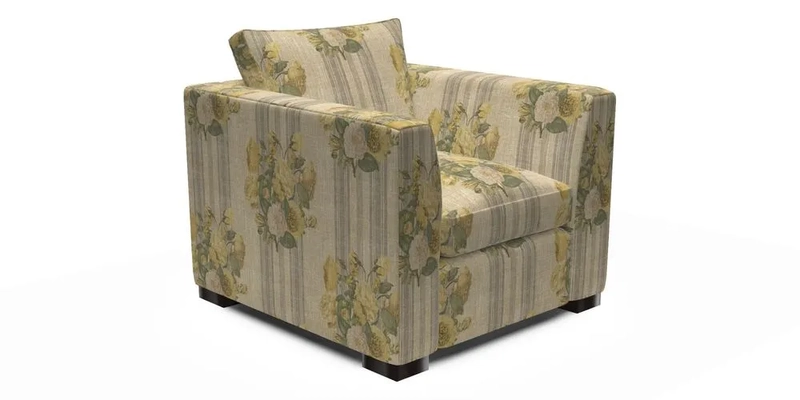 Wadenhoe Chair in Two Tone Plain Biscuit