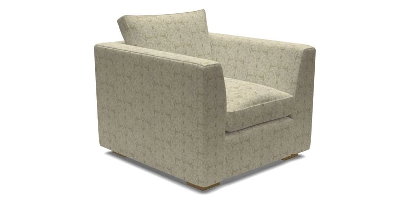 Wadenhoe Chair in Two Tone Plain Biscuit