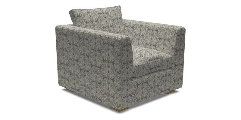 Wadenhoe Chair in Two Tone Plain Biscuit