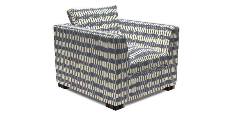 Wadenhoe Chair in Two Tone Plain Biscuit