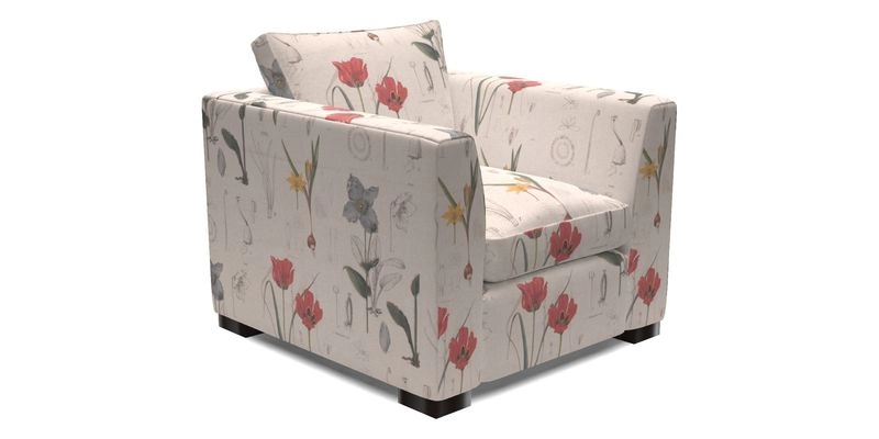 Wadenhoe Chair in Two Tone Plain Biscuit