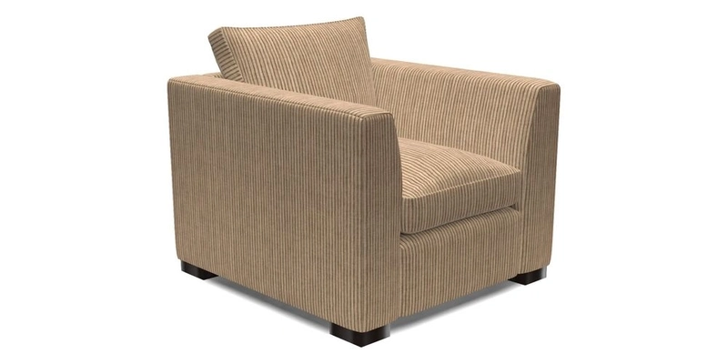 Wadenhoe Chair in Two Tone Plain Biscuit