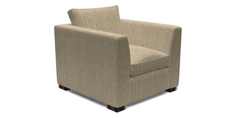 Wadenhoe Chair in Two Tone Plain Biscuit