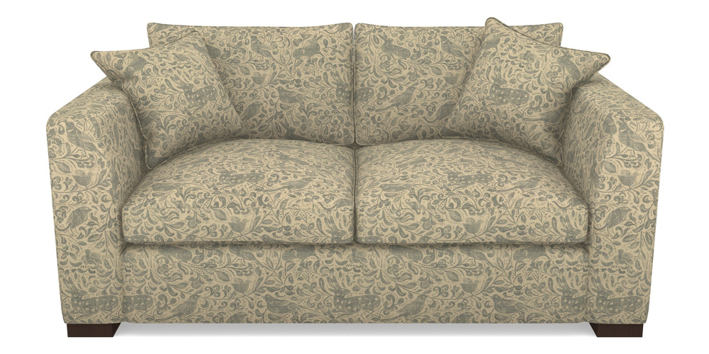 Product photograph of Wadenhoe Bespoke 2 5 Seater Sofas In V A Drawn From Nature Collection - Bird And Rabbit - Duck Egg from Sofas and Stuff Limited