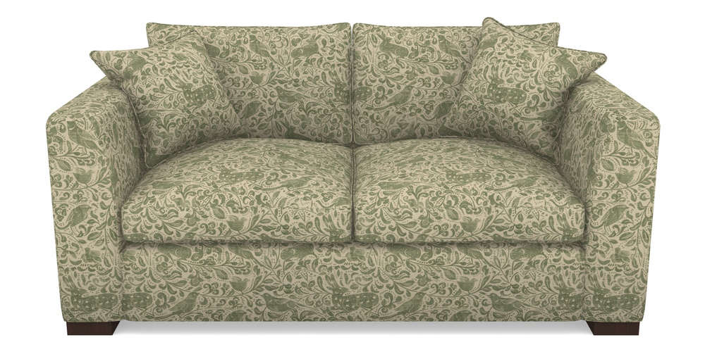 Product photograph of Wadenhoe Bespoke 2 5 Seater Sofas In V A Drawn From Nature Collection - Bird And Rabbit - Light Green from Sofas and Stuff Limited