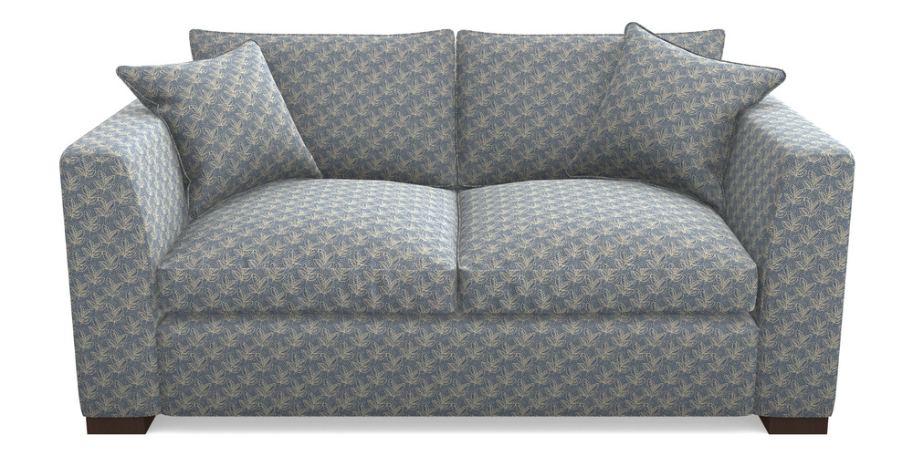 Product photograph of Wadenhoe Bespoke 2 5 Seater Sofas In Cloth 21 - Decorative Leaf - Bilberry from Sofas and Stuff Limited