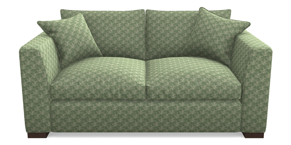 Product photograph of Wadenhoe Bespoke 2 5 Seater Sofas In Cloth 21 - Decorative Leaf - Forest from Sofas and Stuff Limited