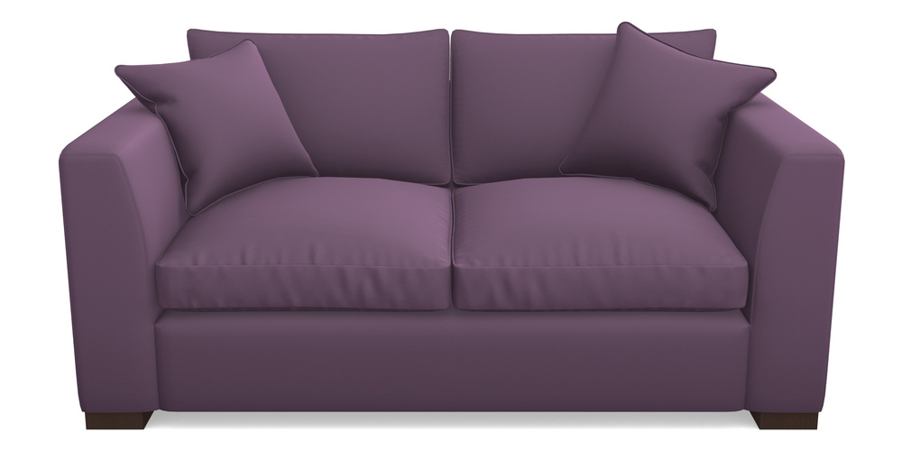 Product photograph of Wadenhoe Bespoke 2 5 Seater Sofas In Clever Glossy Velvet - Blackcurrant from Sofas and Stuff Limited