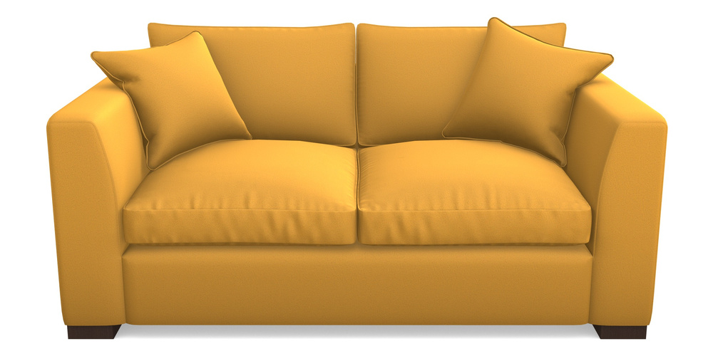 Product photograph of Wadenhoe Bespoke 2 5 Seater Sofas In Clever Glossy Velvet - Fool S Gold from Sofas and Stuff Limited