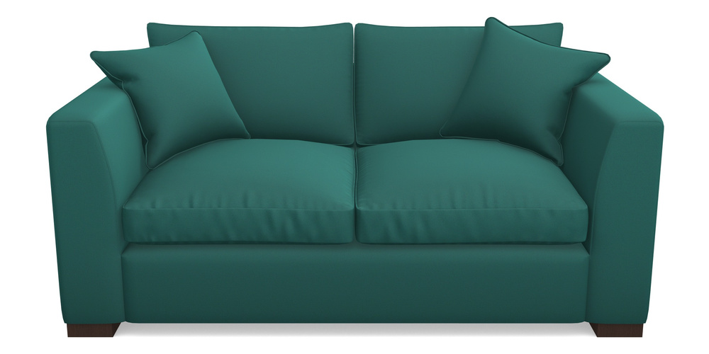 Product photograph of Wadenhoe Bespoke 2 5 Seater Sofas In Clever Glossy Velvet - Kingfisher from Sofas and Stuff Limited