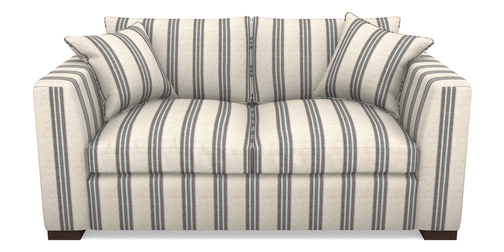 Product photograph of Wadenhoe Bespoke 2 5 Seater Sofas In Cloth 18 - Stripe Bengal - Cloth 18 Stripe Bengal Bible Black from Sofas and Stuff Limited