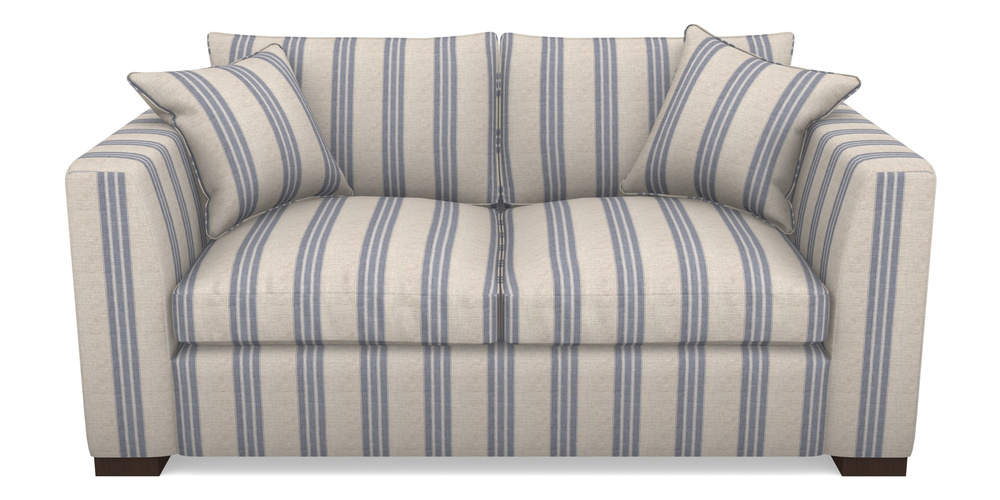 Product photograph of Wadenhoe Bespoke 2 5 Seater Sofas In Cloth 18 - Stripe Bengal - Cloth 18 Stripe Bengal Indigo from Sofas and Stuff Limited