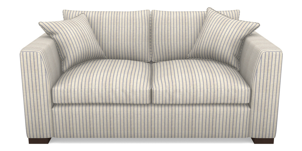 Product photograph of Wadenhoe Bespoke 2 5 Seater Sofas In Cloth 18 - Stripe Ticking - Cloth 18 Stripe Ticking Indigo from Sofas and Stuff Limited