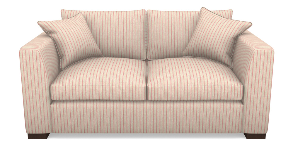 Product photograph of Wadenhoe Bespoke 2 5 Seater Sofas In Cloth 18 - Stripe Ticking - Cloth 18 Stripe Ticking Cranberry from Sofas and Stuff Limited