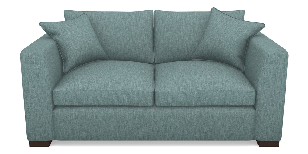 Product photograph of Wadenhoe Bespoke 2 5 Seater Sofas In Clever Cotton Mix - Teal from Sofas and Stuff Limited