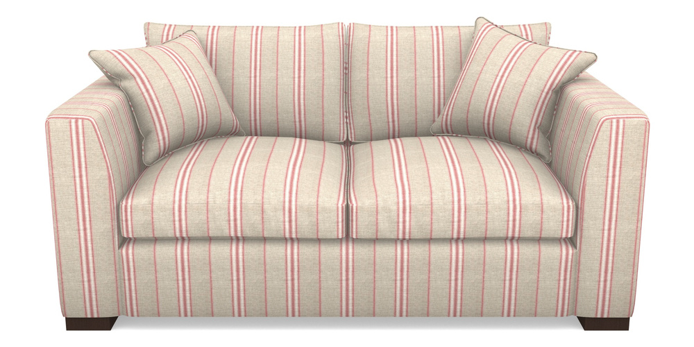 Product photograph of Wadenhoe Bespoke 2 5 Seater Sofas In Cloth 18 - Stripe Regimental - Cloth 18 Stripe Regimental Cranberry from Sofas and Stuff Limited