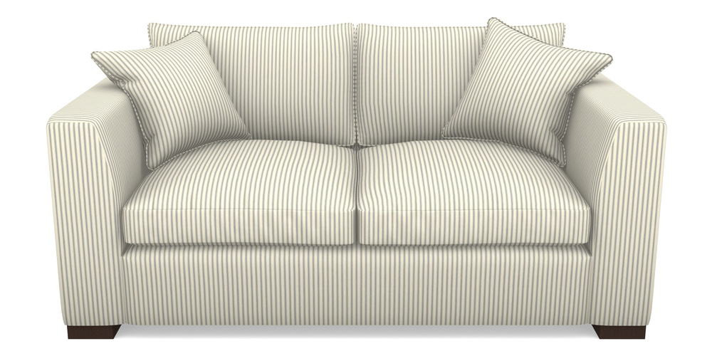 Product photograph of Wadenhoe Bespoke 2 5 Seater Sofas In Cotton Stripe - Airforce from Sofas and Stuff Limited