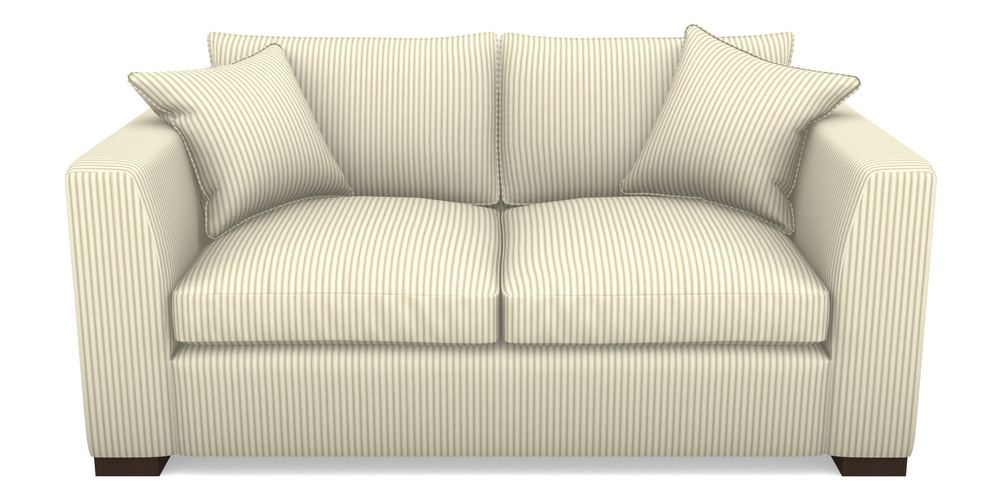 Product photograph of Wadenhoe Bespoke 2 5 Seater Sofas In Cotton Stripe - Sage from Sofas and Stuff Limited