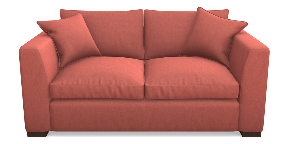 Product photograph of Wadenhoe Bespoke 2 5 Seater Sofas In Clever Tough Eco Velvet - Damson from Sofas and Stuff Limited