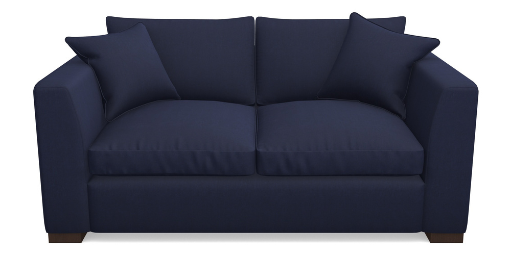 Product photograph of Wadenhoe Bespoke 2 5 Seater Sofas In Clever Tough Eco Velvet - Indigo from Sofas and Stuff Limited