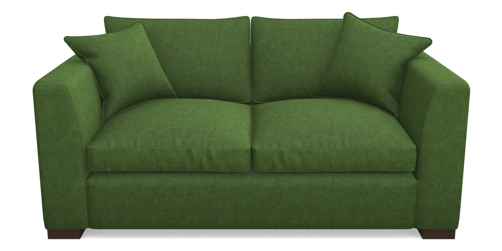 Product photograph of Wadenhoe Bespoke 2 5 Seater Sofas In Clever Tough Eco Velvet - Shamrock from Sofas and Stuff Limited