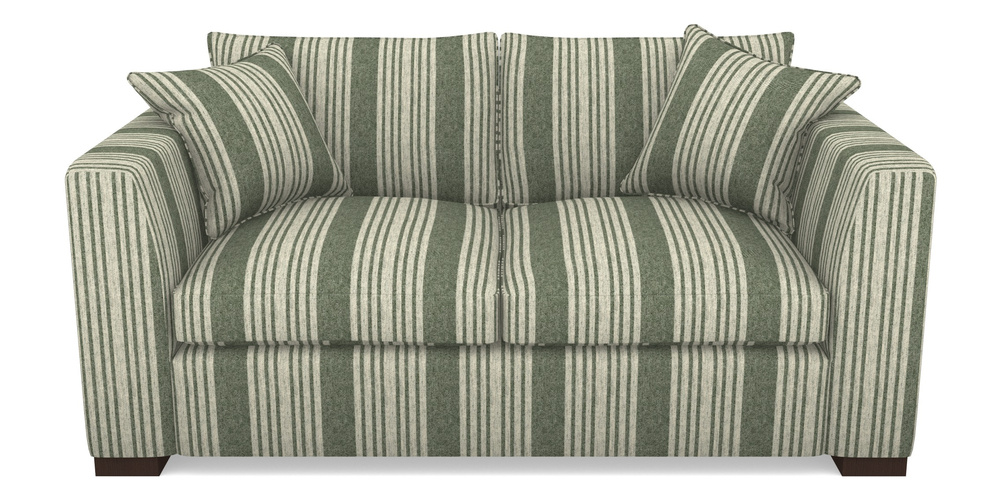 Product photograph of Wadenhoe Bespoke 2 5 Seater Sofas In Cloth 22 - Bayadere - Courgette from Sofas and Stuff Limited