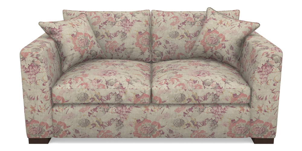 Product photograph of Wadenhoe Bespoke 2 5 Seater Sofas In Floral Linen - Faith Antique Sangria from Sofas and Stuff Limited