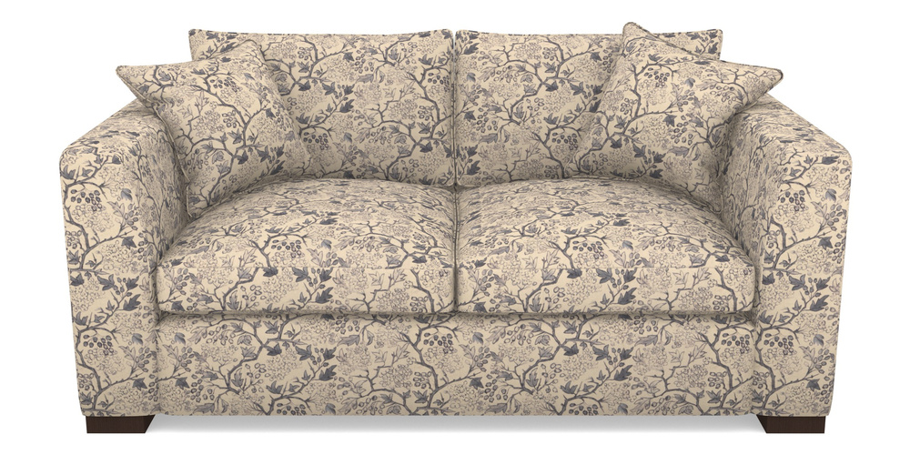 Product photograph of Wadenhoe Bespoke 2 5 Seater Sofas In Rhs Collection - Gertrude Jekyll Linen Cotton Blend - Navy from Sofas and Stuff Limited