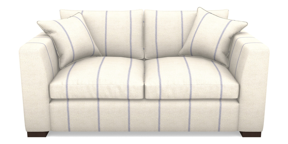 Product photograph of Wadenhoe Bespoke 2 5 Seater Sofas In Grain Sack Stripe Linen - Blue from Sofas and Stuff Limited