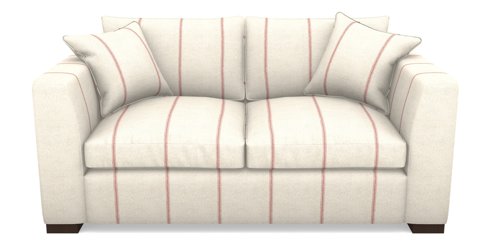 Product photograph of Wadenhoe Bespoke 2 5 Seater Sofas In Grain Sack Stripe Linen - Red from Sofas and Stuff Limited