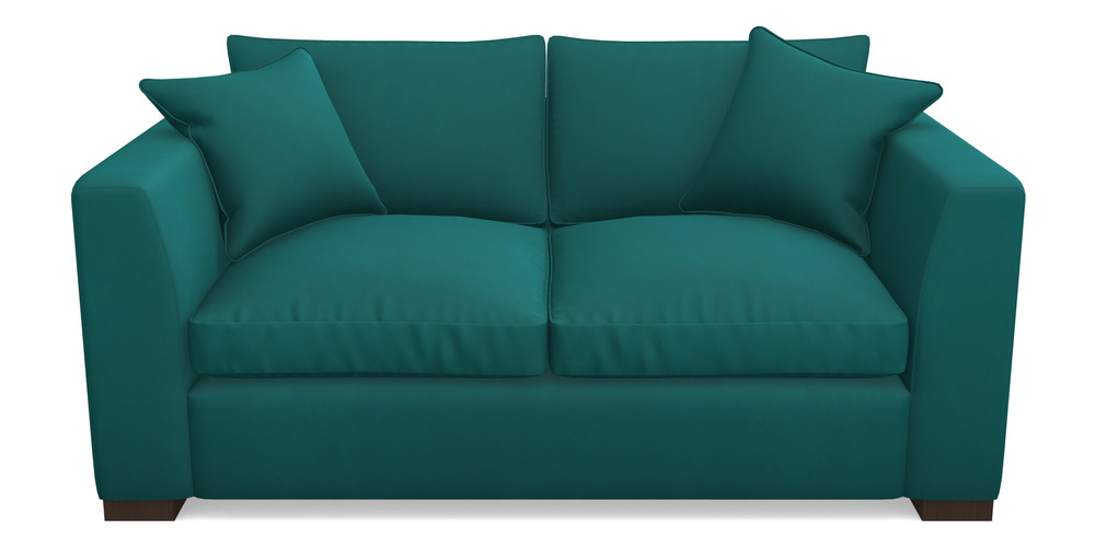 Product photograph of Wadenhoe Bespoke 2 5 Seater Sofas In House Clever Velvet - Teal from Sofas and Stuff Limited