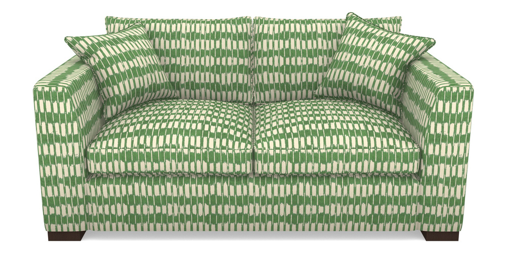 Product photograph of Wadenhoe Bespoke 2 5 Seater Sofas In V A Brompton Collection - Ikat - Basil from Sofas and Stuff Limited